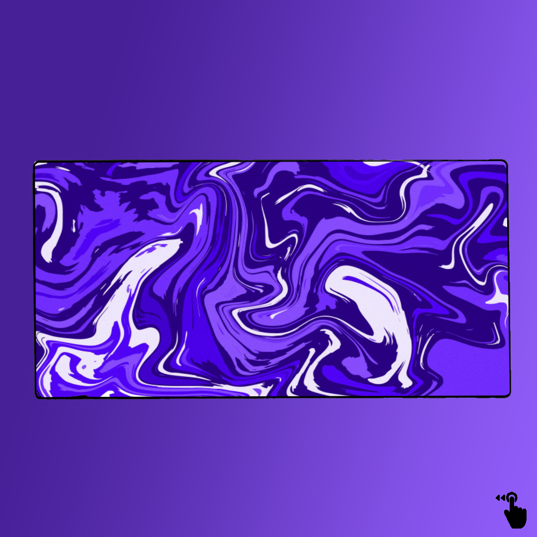 PURPLE STRATE LIQUID MOUSE PAD
