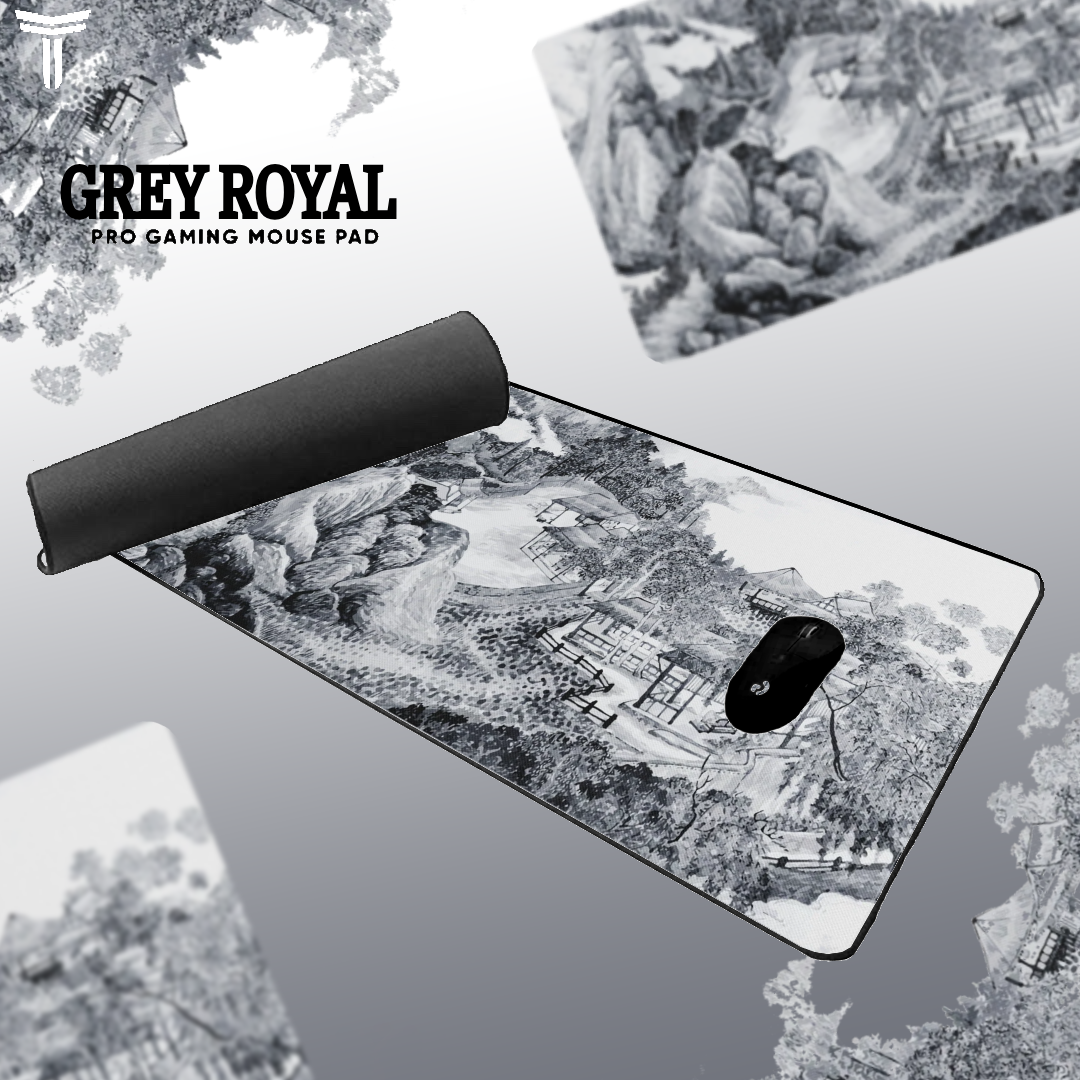 GREY ROYAL MOUSE PAD