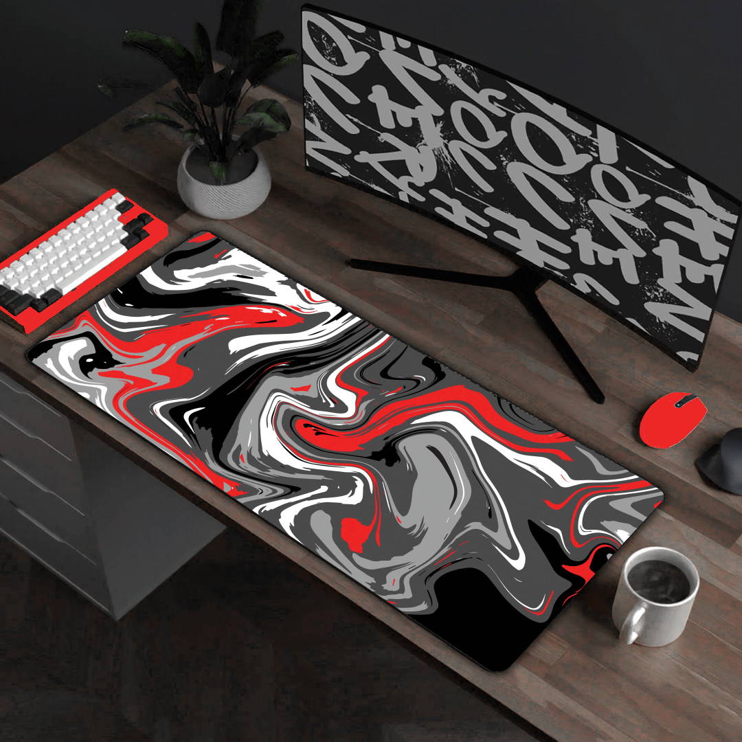 RED STRATE LIQUID MOUSE PAD