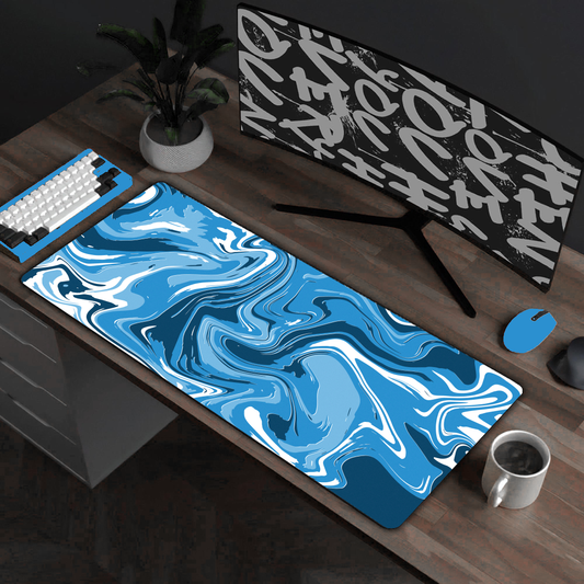 BLUE STRATE LIQUID MOUSE PAD