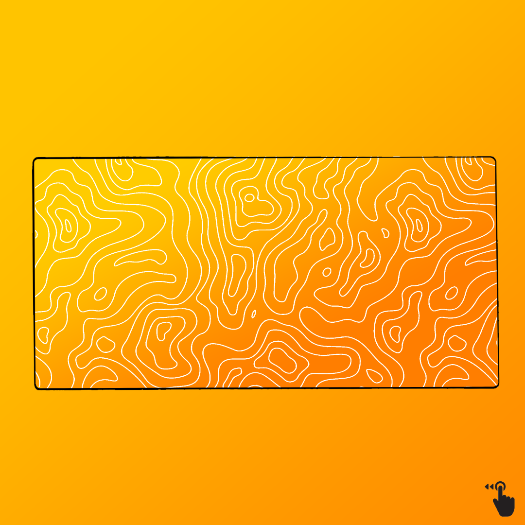 ORANGE GRADIENT MOUSE PAD
