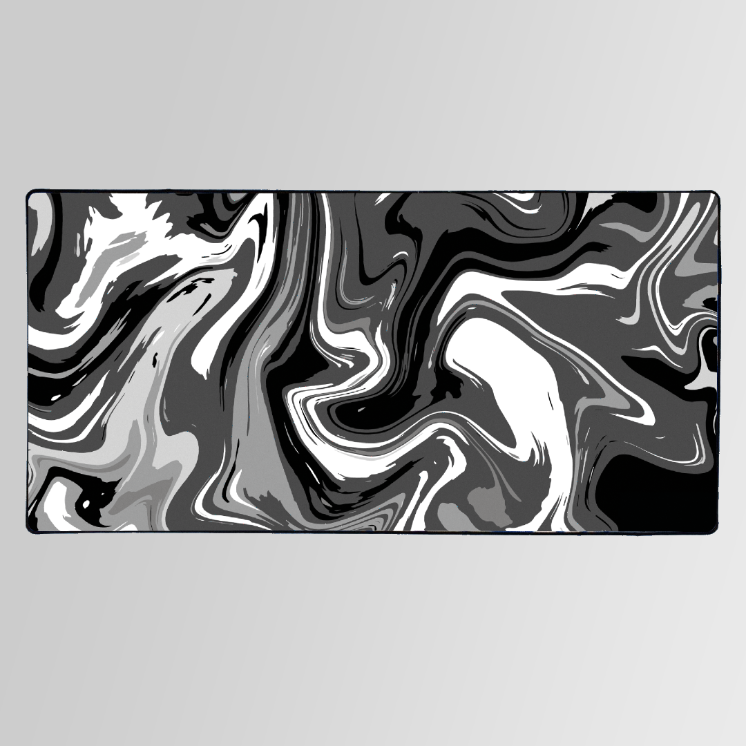 Black strate liquid Mousepad