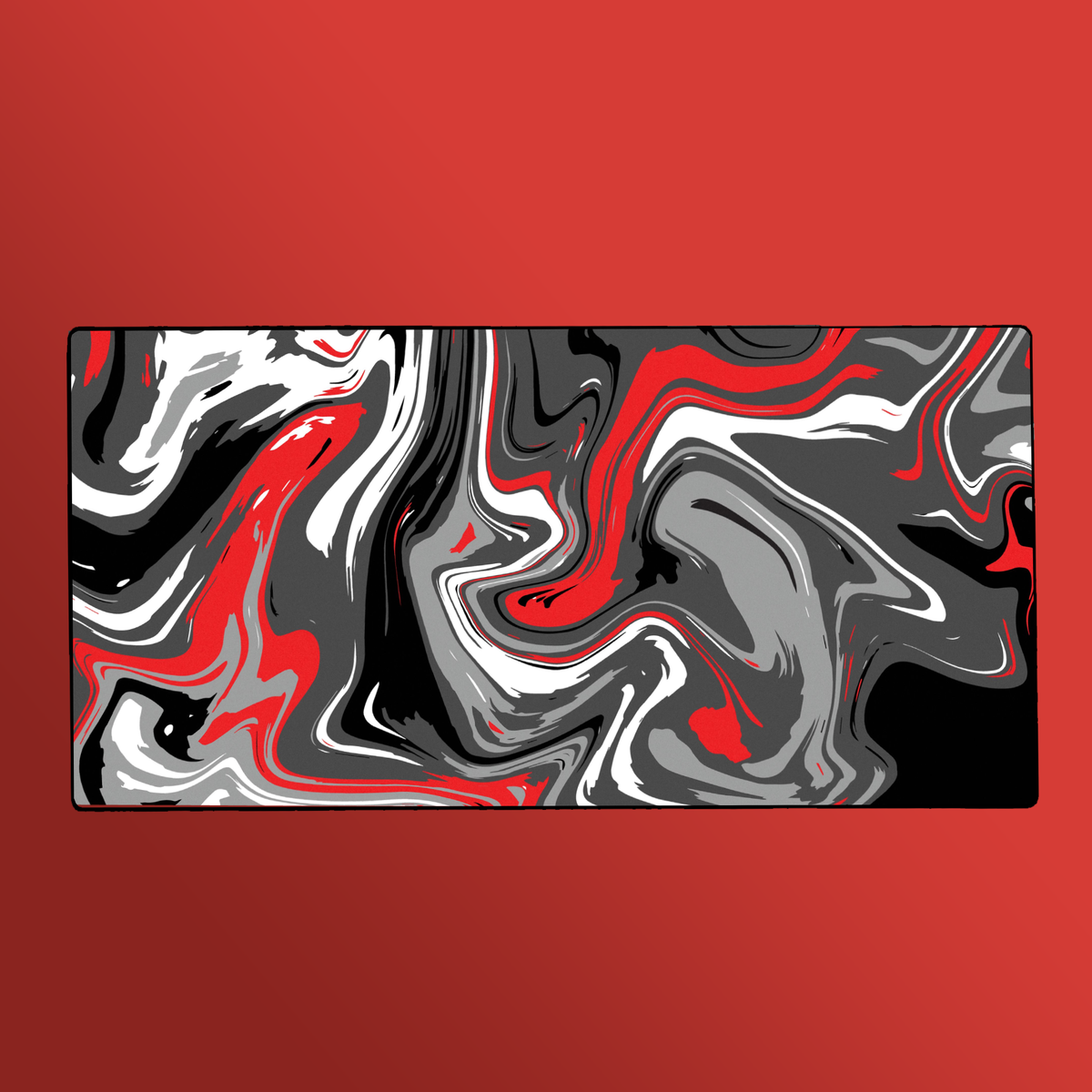 RED STRATE LIQUID MOUSE PAD