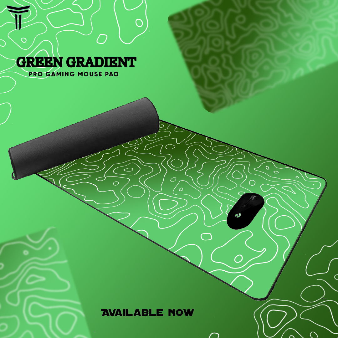 GREEN GRADIENT MOUSE PAD